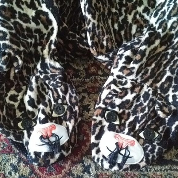Onesie, zipup women's pjs animal print - Picture 5 of 6
